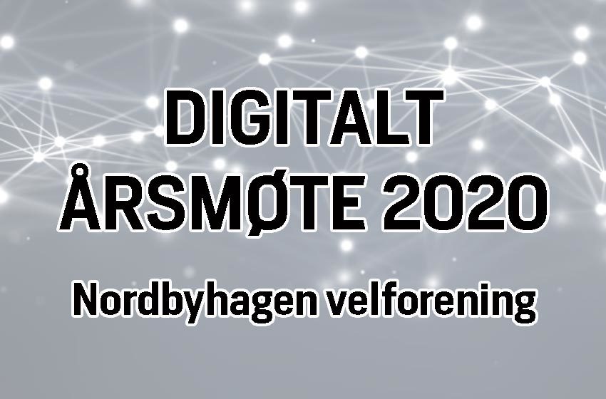 Innkalling til digitalt årsmøte 2020